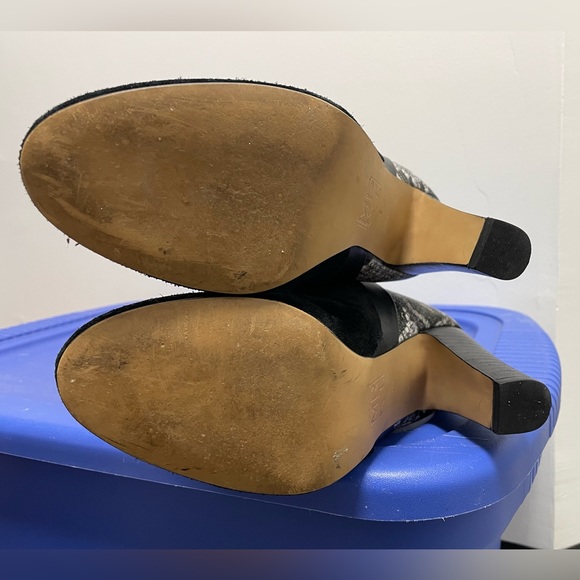 MRKT Tall Boots Women Size 8 Suede Snake Print Hallie Knee High Pull-on - Picture 8 of 11